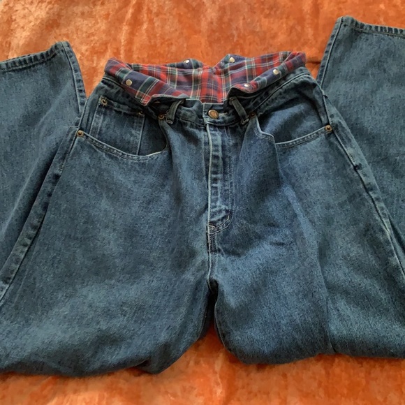 Vintage Squeeze Jeans Size 9 HW Tapered Leg - Picture 2 of 7